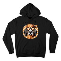 Orange Blooded Tennessee Hound Native Home Tn State Pride Hoodie