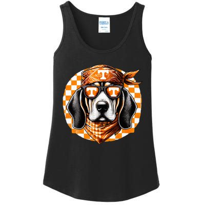 Orange Blooded Tennessee Hound Native Home Tn State Pride Ladies Essential Tank