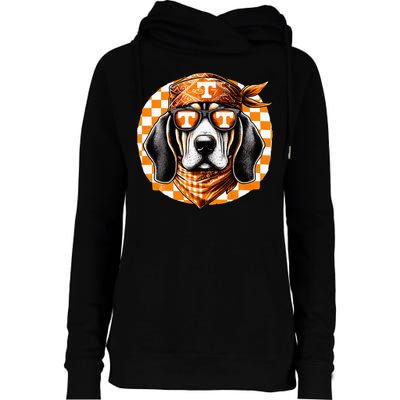 Orange Blooded Tennessee Hound Native Home Tn State Pride Womens Funnel Neck Pullover Hood