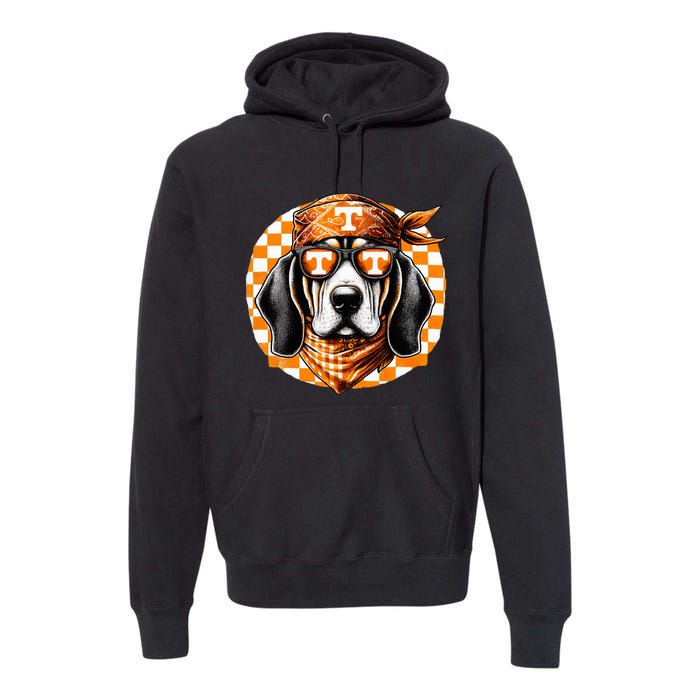 Orange Blooded Tennessee Hound Native Home Tn State Pride Premium Hoodie