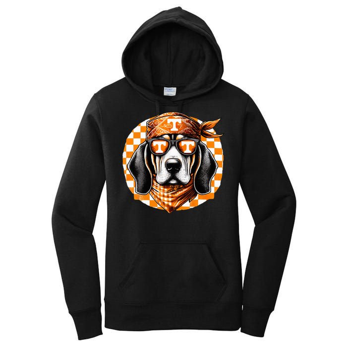 Orange Blooded Tennessee Hound Native Home Tn State Pride Women's Pullover Hoodie