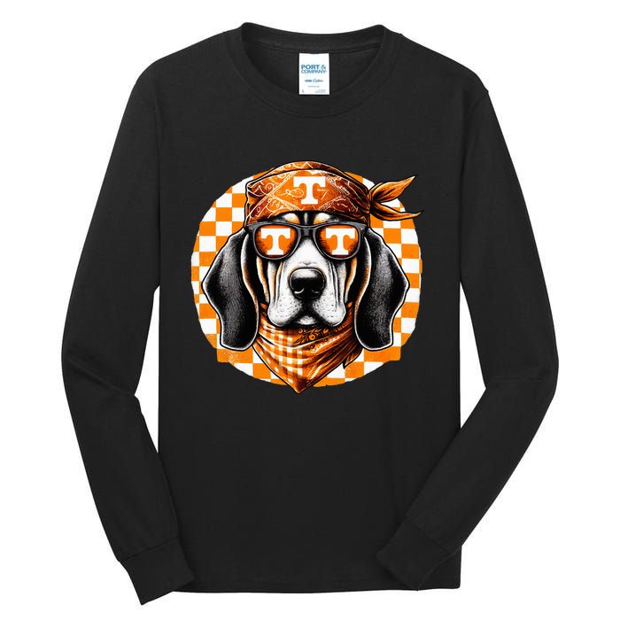 Orange Blooded Tennessee Hound Native Home Tn State Pride Tall Long Sleeve T-Shirt