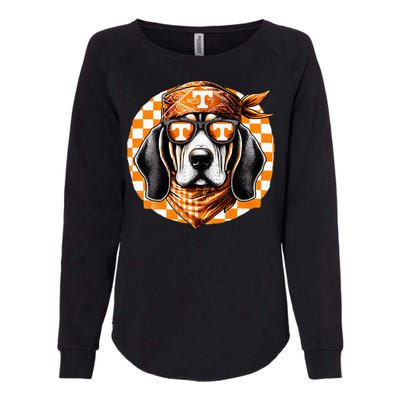 Orange Blooded Tennessee Hound Native Home Tn State Pride Womens California Wash Sweatshirt