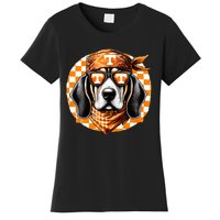 Orange Blooded Tennessee Hound Native Home Tn State Pride Women's T-Shirt