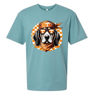 Orange Blooded Tennessee Hound Native Home Tn State Pride Sueded Cloud Jersey T-Shirt