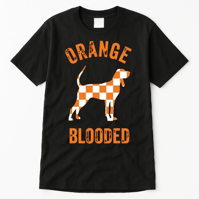 Orange Blooded Tennessee Hound Native Home Tn State Pride Tall T-Shirt