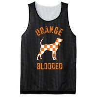 Orange Blooded Tennessee Hound Native Home Tn State Pride Mesh Reversible Basketball Jersey Tank