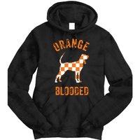 Orange Blooded Tennessee Hound Native Home Tn State Pride Tie Dye Hoodie