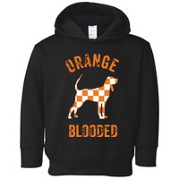 Orange Blooded Tennessee Hound Native Home Tn State Pride Toddler Hoodie