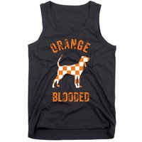 Orange Blooded Tennessee Hound Native Home Tn State Pride Tank Top