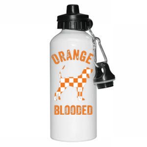 Orange Blooded Tennessee Hound Native Home Tn State Pride Aluminum Water Bottle