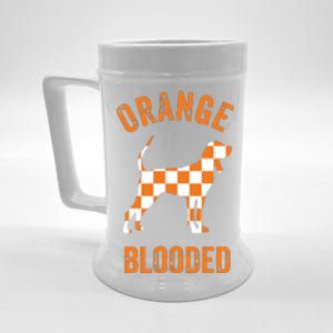 Orange Blooded Tennessee Hound Native Home Tn State Pride Beer Stein