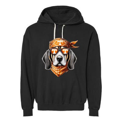 Orange Blooded Tennessee Hound Native Home Tn State Pride Garment-Dyed Fleece Hoodie