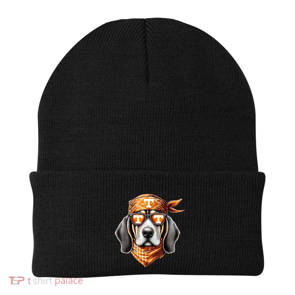 Orange Blooded Tennessee Hound Native Home Tn State Pride Knit Cap Winter Beanie