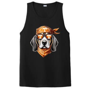 Orange Blooded Tennessee Hound Native Home Tn State Pride PosiCharge Competitor Tank