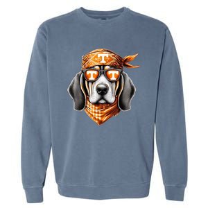 Orange Blooded Tennessee Hound Native Home Tn State Pride Garment-Dyed Sweatshirt