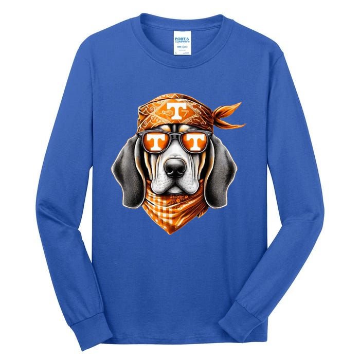 Orange Blooded Tennessee Hound Native Home Tn State Pride Tall Long Sleeve T-Shirt