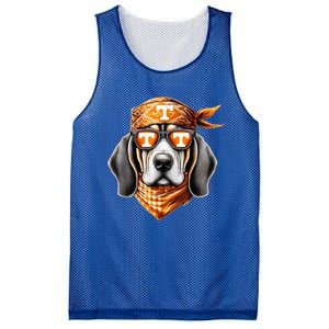 Orange Blooded Tennessee Hound Native Home Tn State Pride Mesh Reversible Basketball Jersey Tank