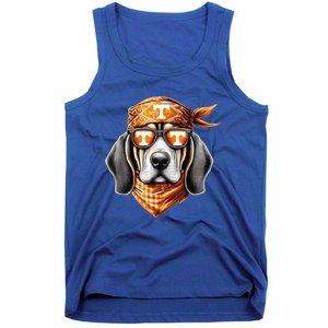 Orange Blooded Tennessee Hound Native Home Tn State Pride Tank Top