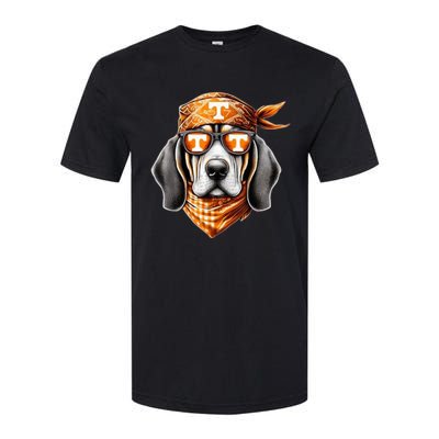 Orange Blooded Tennessee Hound Native Home Tn State Pride Softstyle CVC T-Shirt