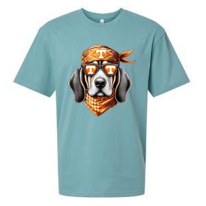 Orange Blooded Tennessee Hound Native Home Tn State Pride Sueded Cloud Jersey T-Shirt