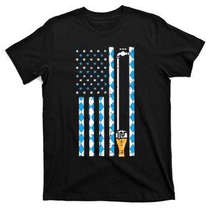 Oktoberfest Bavarian Us Flag German Costume T-Shirt