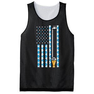 Oktoberfest Bavarian Us Flag German Costume Mesh Reversible Basketball Jersey Tank