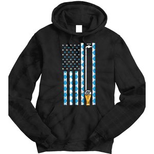 Oktoberfest Bavarian Us Flag German Costume Tie Dye Hoodie