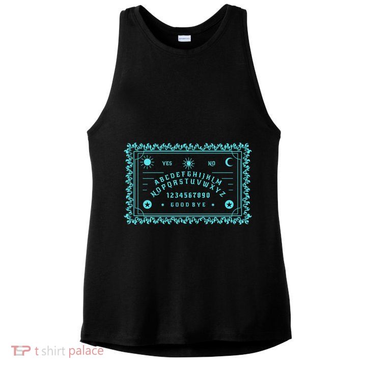Ouija Board Vintage Goth Spirit Gothic Board Witch Wiccan Tarot Witchcraft Ladies PosiCharge Tri-Blend Wicking Tank
