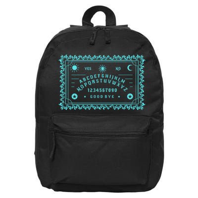 Ouija Board Vintage Goth Spirit Gothic Board Witch Wiccan Tarot Witchcraft 16 in Basic Backpack
