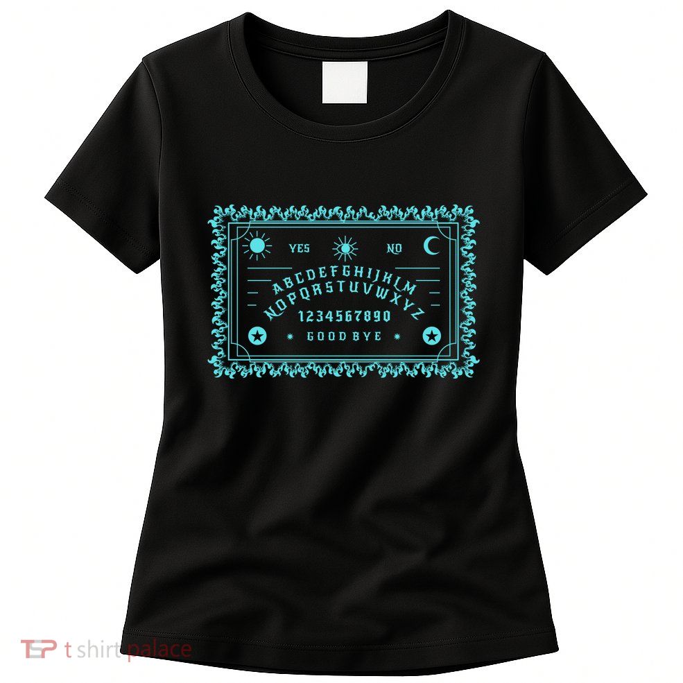 Ouija Board Vintage Goth Spirit Gothic Board Witch Wiccan Tarot Witchcraft Womens T-Shirt