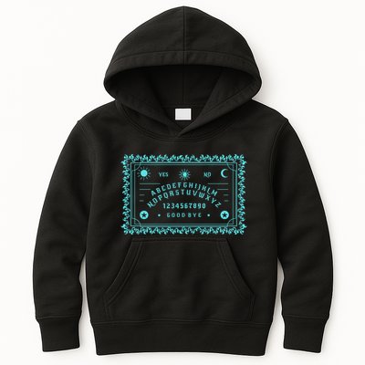 Ouija Board Vintage Goth Spirit Gothic Board Witch Wiccan Tarot Witchcraft Kids Hoodie