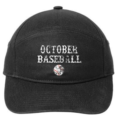 October Baseball Vintage Playoff 7-Panel Snapback Hat
