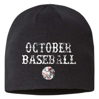 October Baseball Vintage Playoff Sustainable Beanie