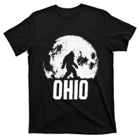 Ohio Bigfoot Vintage Full Moon Retro Squatch State Pride T-Shirt