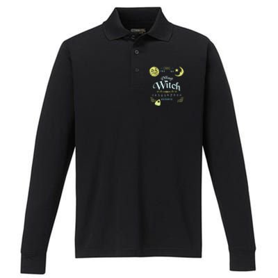 Ouija Board Village Witch Pagan Wiccan Design Cool Gift Performance Long Sleeve Polo