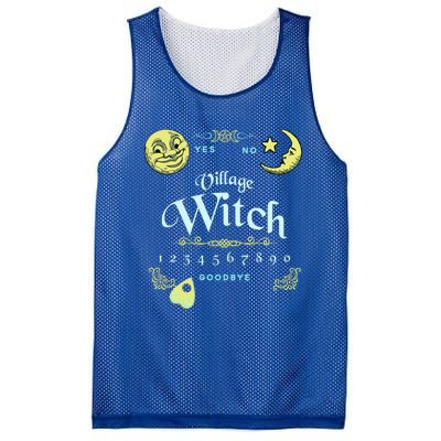 Ouija Board Village Witch Pagan Wiccan Design Cool Gift Mesh Reversible Basketball Jersey Tank