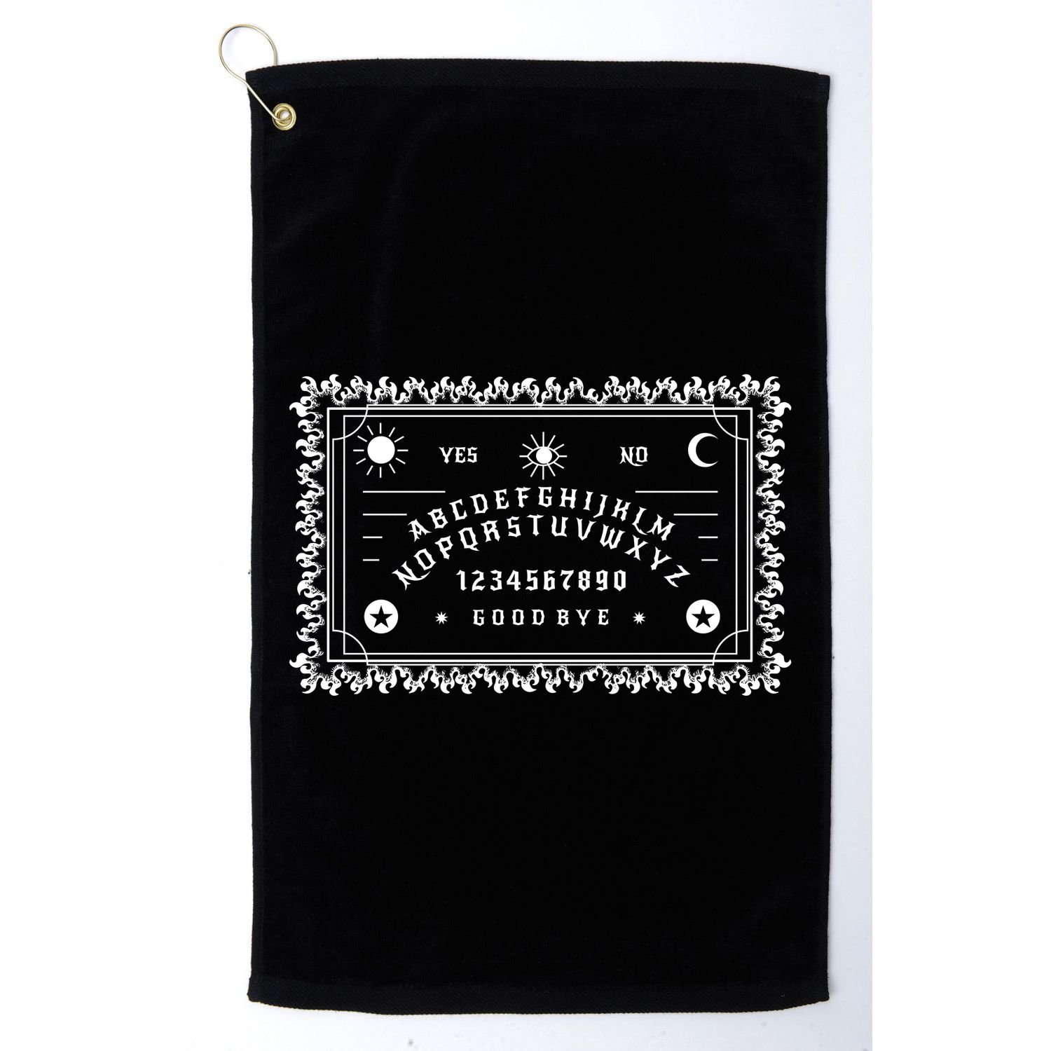 Ouija Board Vintage Goth Spirit Board Witch Gothic Wiccan Tarot Witchcraft Golf Towel