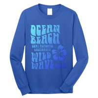 Ocean Beach Wild Wave Surf Memories California Siesta Beach Funny Gift Long Sleeve Shirt