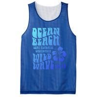 Ocean Beach Wild Wave Surf Memories California Siesta Beach Funny Gift Mesh Reversible Basketball Jersey Tank