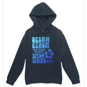 Ocean Beach Wild Wave Surf Memories California Siesta Beach Funny Gift Urban Pullover Hoodie