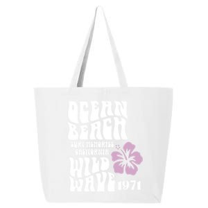 Ocean Beach Wild Wave Surf Memories California Siesta Beach Funny Gift 25L Jumbo Tote