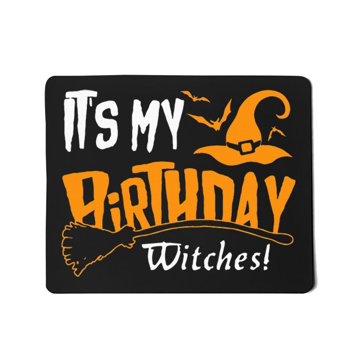 October Birthday Witch Celebration Mousepad