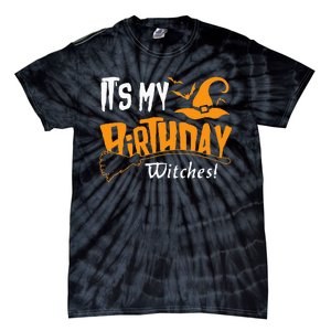 October Birthday Witch Celebration Tie-Dye T-Shirt