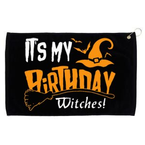 October Birthday Witch Celebration Grommeted Golf Towel