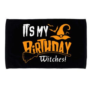 October Birthday Witch Celebration Microfiber Hand Towel