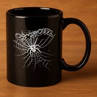 Otxboyz Black Widow 11oz C Handle Ceramic Mug