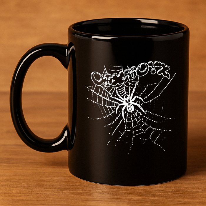 Otxboyz Black Widow 11oz C Handle Ceramic Mug