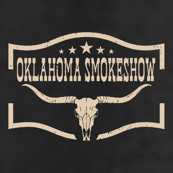 Oklahoma Bullskull With Feathers And Dreamcatcher Smokeshow Cool Comfort Performance Bucket Hat