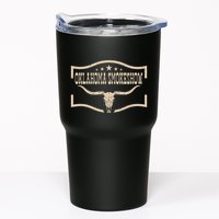Oklahoma Bullskull With Feathers And Dreamcatcher Smokeshow Tumbler